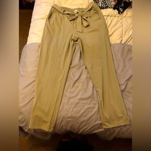 Nicole Miller front tie capris